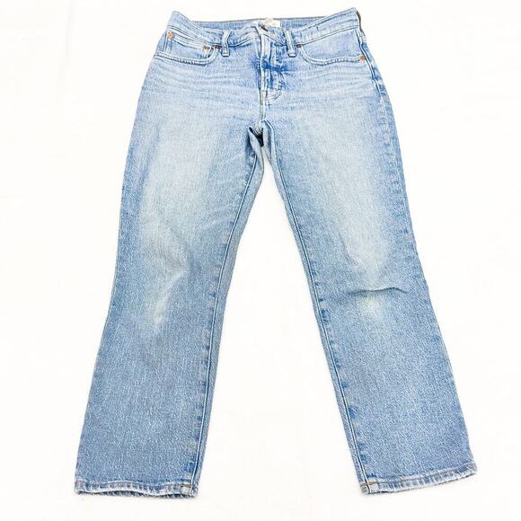 Madewell The Perfect Vintage Jean Straight Leg Denim Size 27P - Picture 3 of 7
